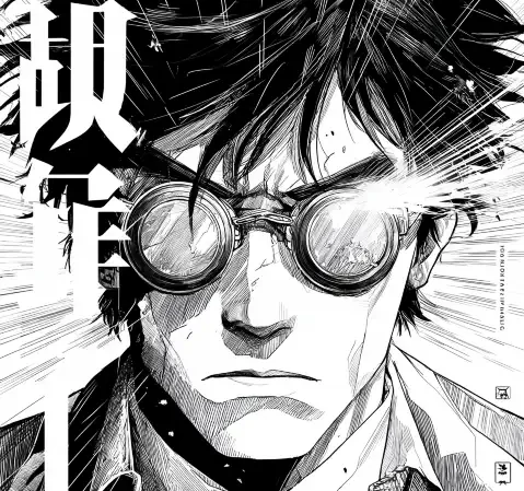 《都市异能档案》漫画封面，城市夜景中的人影